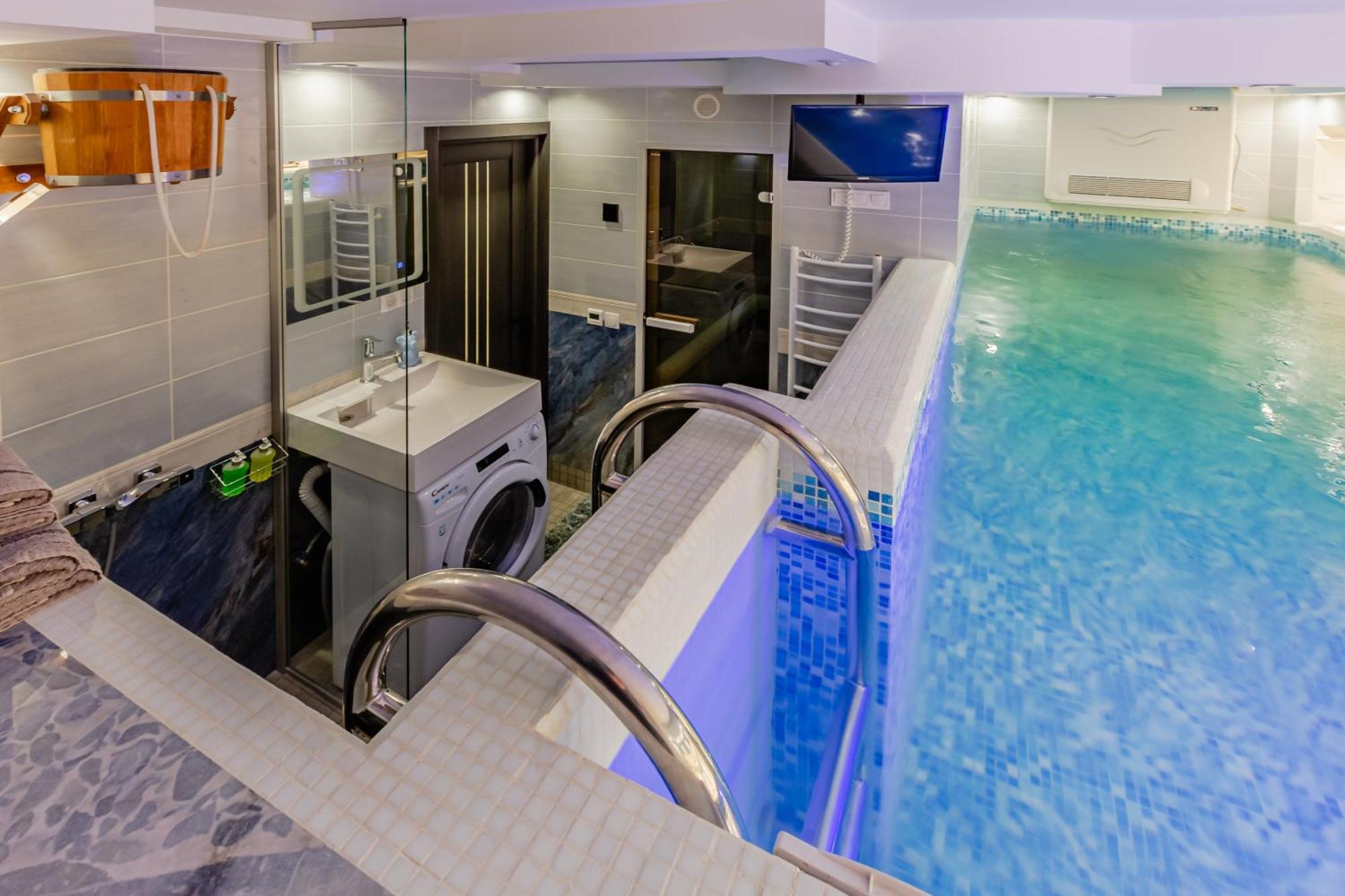 Luxury Apartment With Pool And Hammam Kiew Exterior foto